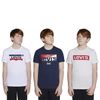  Set 3 Áo Thun Levi's Màu Trắng Kem Xanh 